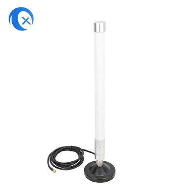 Antena de Fibra de Vidrio con Base Magnética 3dBi 868MHz 915MHz Lora Helium Gateway Antena Omni