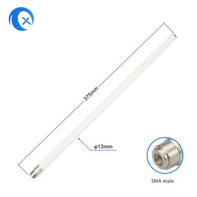antena omnidireccional de la estación base de la fibra de vidrio de 2.4G WiFi con el conector macho de SMA