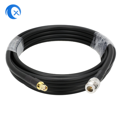 N-tipo de pequeñas pérdidas hembra de los montajes de cable coaxial de LMR 400 RF al conector macho de RPSMA