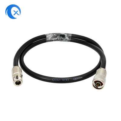Varón de los montajes de cable coaxial de LMR 400 RF N al cable de puente femenino