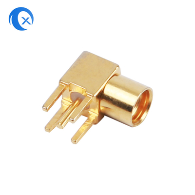 Piezas aéreas del conector de la máquina MMCX del CNC del conector del RF del metal para el adaptador del cable