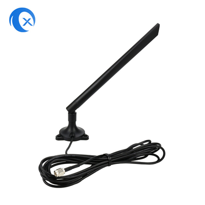 2.4G 5 DBi 5g 5.8g Wifi Omnidireccional Magnet Mount Antenna con conector SMA para tarjeta de red