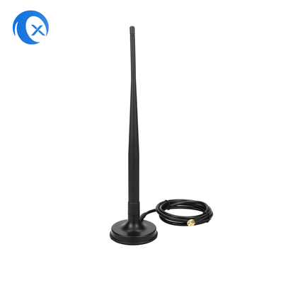 806-960MHz / 1710-2690MHz 4G LTE Antenna de montaje magnético con conector SMA de cable LMR195