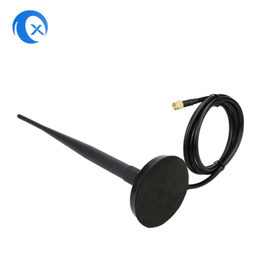 806-960MHz / 1710-2690MHz 4G LTE Antenna de montaje magnético con conector SMA de cable LMR195