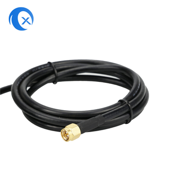 806-960MHz / 1710-2690MHz 4G LTE Antenna de montaje magnético con conector SMA de cable LMR195