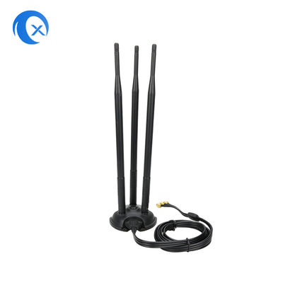 Antena de montaje magnético con conector macho RP-SMA