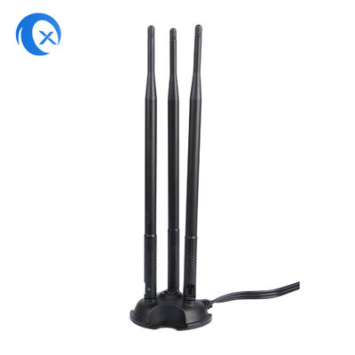 Antena de montaje magnético con conector macho RP-SMA