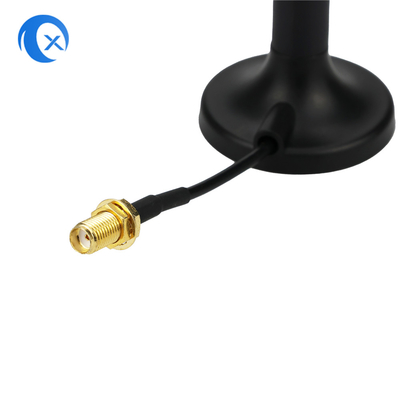 2.4G 5.8g Dual-Band 7 DBi WiFi Extender Antenna de montaje magnético con conector femenino SMA
