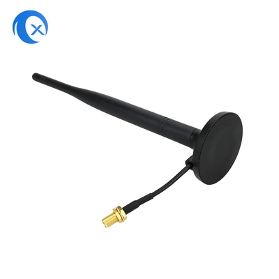2.4G 5.8g Dual-Band 7 DBi WiFi Extender Antenna de montaje magnético con conector femenino SMA