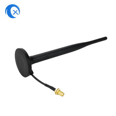 2.4G 5.8g Dual-Band 7 DBi WiFi Extender Antenna de montaje magnético con conector femenino SMA
