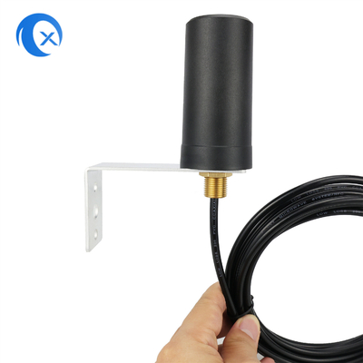 4G LTE Antenna celular al aire libre 5dBi Omni M12 montado en la pared con tornillo SMA masculino