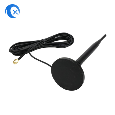 2.4G 5 DBi WiFi Extender Antenna de montaje magnético con conector masculino SMA para comunicación inalámbrica de señal