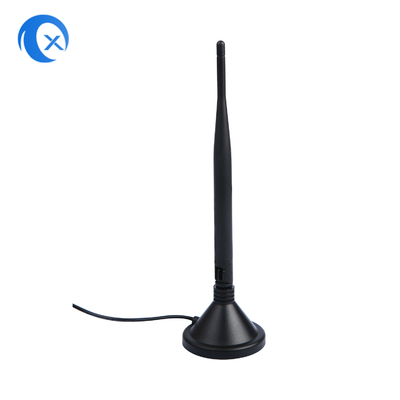 2.4G 5 DBi WiFi Extender Antenna de montaje magnético con conector masculino SMA para comunicación inalámbrica de señal