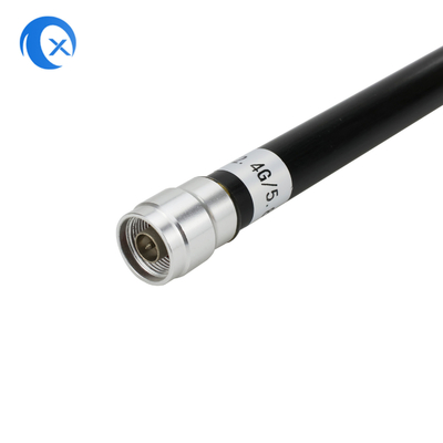 2.4GHz 5.8GHz Banda doble 7dBi Alta ganancia Omnidireccional Estación base exterior / interior Antena de fibra de vidrio