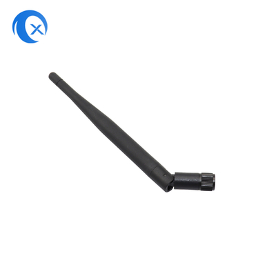 2.4G 5.8g Alta ganancia 5dBi Antenna de banda doble Antenna WiFi externa plegable Antenna de goma con SMA Hombre para routers