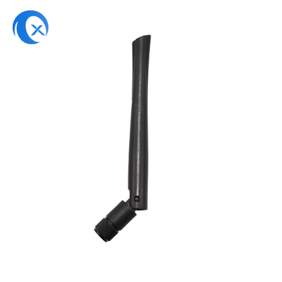 2.4GHz 2dBi Antenna WiFi plegable de pato de goma con conector masculino SMA para routers y walkie-talkie