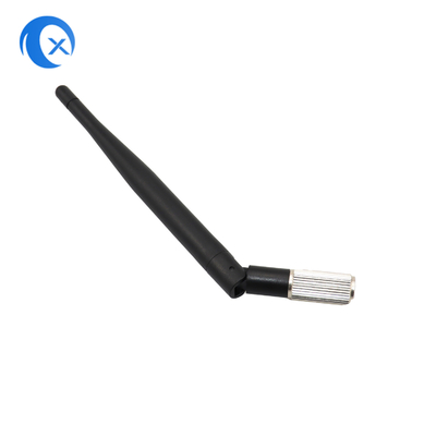 2.4GHz 3dBi Antena de pato de goma externa única con conector SMA giratorio para cámara de seguridad HD