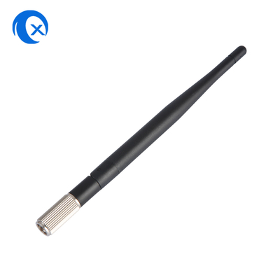 2.4GHz 3dBi Antena de pato de goma externa única con conector SMA giratorio para cámara de seguridad HD
