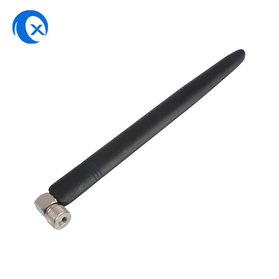 Alta ganancia 5dBi fija 90 grados de caucho externo con ángulo recto RP SMA Conector masculino 2.4GHz Antena para cámara de seguridad HD