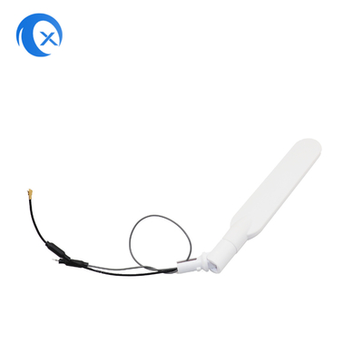 2.4/5.8g Alta ganancia 3dBi banda doble omnidireccional WiFi Antenna giratoria de paleta con cable volador para routers
