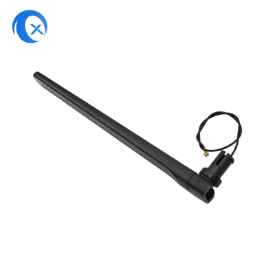 2.4G Ganancia alta 5 dBi Omni Paddle giratorio Antena WiFi a prueba de agua con cable volador para antena de enrutador
