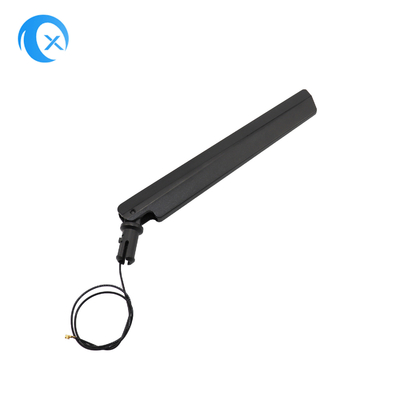 2.4G/5.8g Alta ganancia Antena de doble frecuencia omnidireccional Antenna WiFi con plomo volante U. FL Conector Ipex para routers