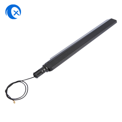 2.4G/5.8g Alta ganancia Antena de doble frecuencia omnidireccional Antenna WiFi con plomo volante U. FL Conector Ipex para routers