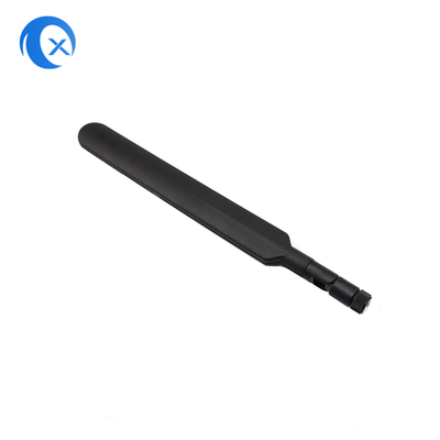 2.4/5.8 GHz Dual-Band High Gain 5dBi Omni Directional WiFi Antenna con conector masculino RP-SMA con bisagra para routers