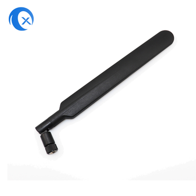 2.4/5.8 GHz Dual-Band High Gain 5dBi Omni Directional WiFi Antenna con conector masculino RP-SMA con bisagra para routers