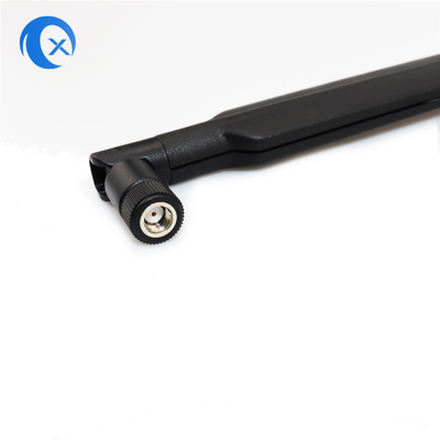2.4/5.8 GHz Dual-Band High Gain 5dBi Omni Directional WiFi Antenna con conector masculino RP-SMA con bisagra para routers