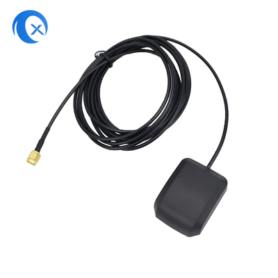 1575.42MHz 27dBi Antenna GPS con dos amplificaciones DVD de coche Navegación GPS Antenna activa 3m metros SMA Conector masculino
