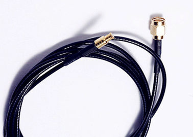 Cable del conector de DC 6GHZ MCX/SMA del cable coaxial de RG174 SMA impedancia de 50 OHMIOS