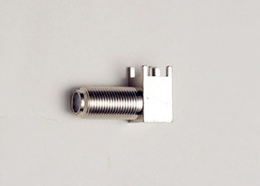 0 - 4 gigahertz del CNC de la máquina del hardware de la reflexión del tipo bajo conector del metal F