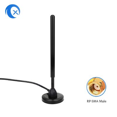 Antena Lorawan con base magnética de 4 dBi para Helium Hotspot, minero Bobcat 300 con cable de extensión