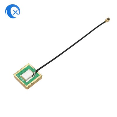 Fabricante Antenna GPS de cerámica activa de alta ganancia incorporada con conector femenino U. FL Ipex