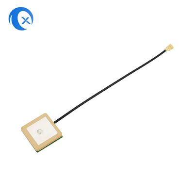 Fabricante Antenna GPS de cerámica activa de alta ganancia incorporada con conector femenino U. FL Ipex