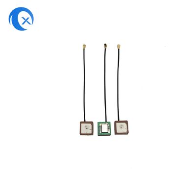 Fabricante Antenna GPS de cerámica activa de alta ganancia incorporada con conector femenino U. FL Ipex