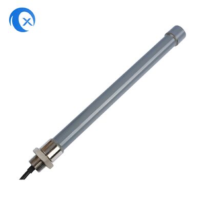 4G 698-2700MHz Omni Fibra de vidrio Antena de TV con cable de 3m, gris