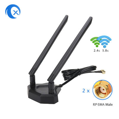 Antena baja magnética 5dBi de la banda dual 5.8GHz de RoHS 2,4
