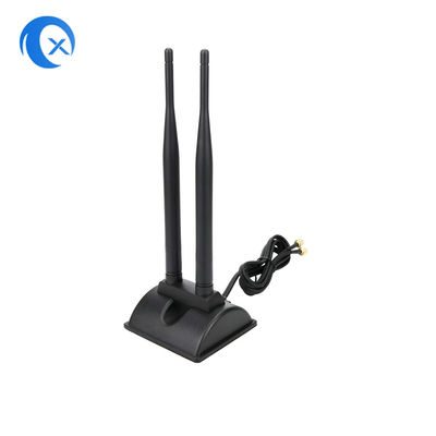 Antena baja magnética dual de la banda 5dBi con el conector del RP SMA