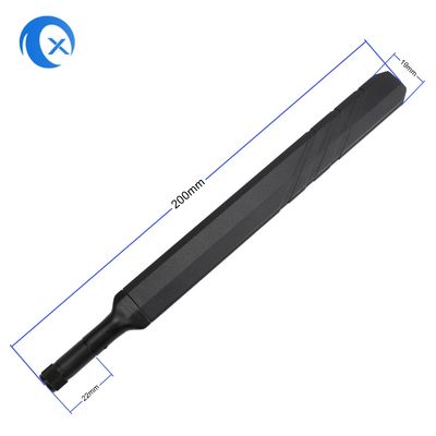600MHz - 6000 del megaciclo conector de goma de la banda ancha 5G Duck Antenna With Swivel SMA ultra