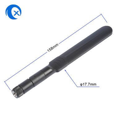 antena 3dBi de la paleta de 2.4GHz Omni WiFi con el conector macho plegable de RPSMA