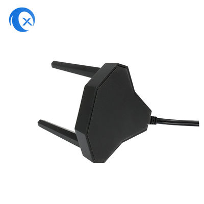 antena magnética de 2.4GHz 5GHz WiFi con el conector macho del RP SMA
