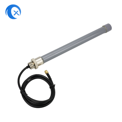 antena 5dBi, 800/1800/2600MHz de varias bandas, al aire libre, cable de 3M, gris de la fibra de vidrio de 4G Omni