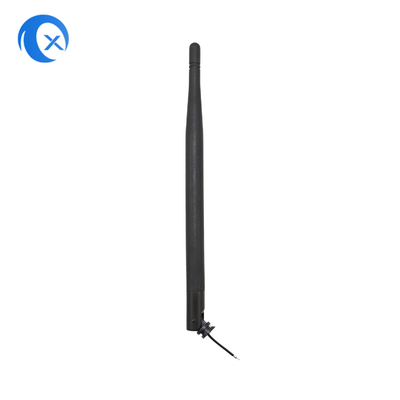 Conector de goma Bendable negro de Ipex de la antena del pato con impedancia de 50 ohmios