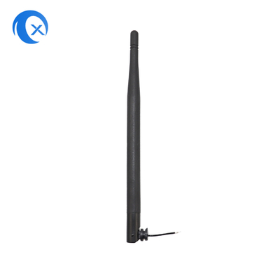 Conector de goma Bendable negro de Ipex de la antena del pato con impedancia de 50 ohmios