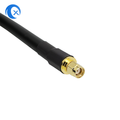 N-tipo de pequeñas pérdidas hembra de los montajes de cable coaxial de LMR 400 RF al conector macho de RPSMA