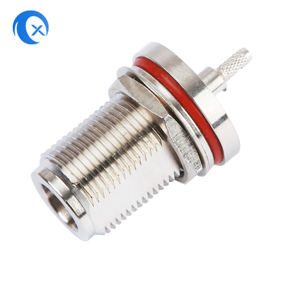 Tipo impedancia del hardware N de la máquina del CNC de 2500 VRMS del conector hembra 50OHM