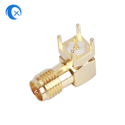 El CNC de ángulo recto del conector hembra del soporte SMA del PWB trabaja a máquina la antena de los onnectors del RF del hardware