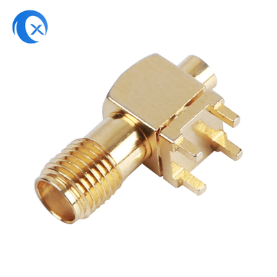 El CNC de ángulo recto del conector hembra del soporte SMA del PWB trabaja a máquina la antena de los onnectors del RF del hardware